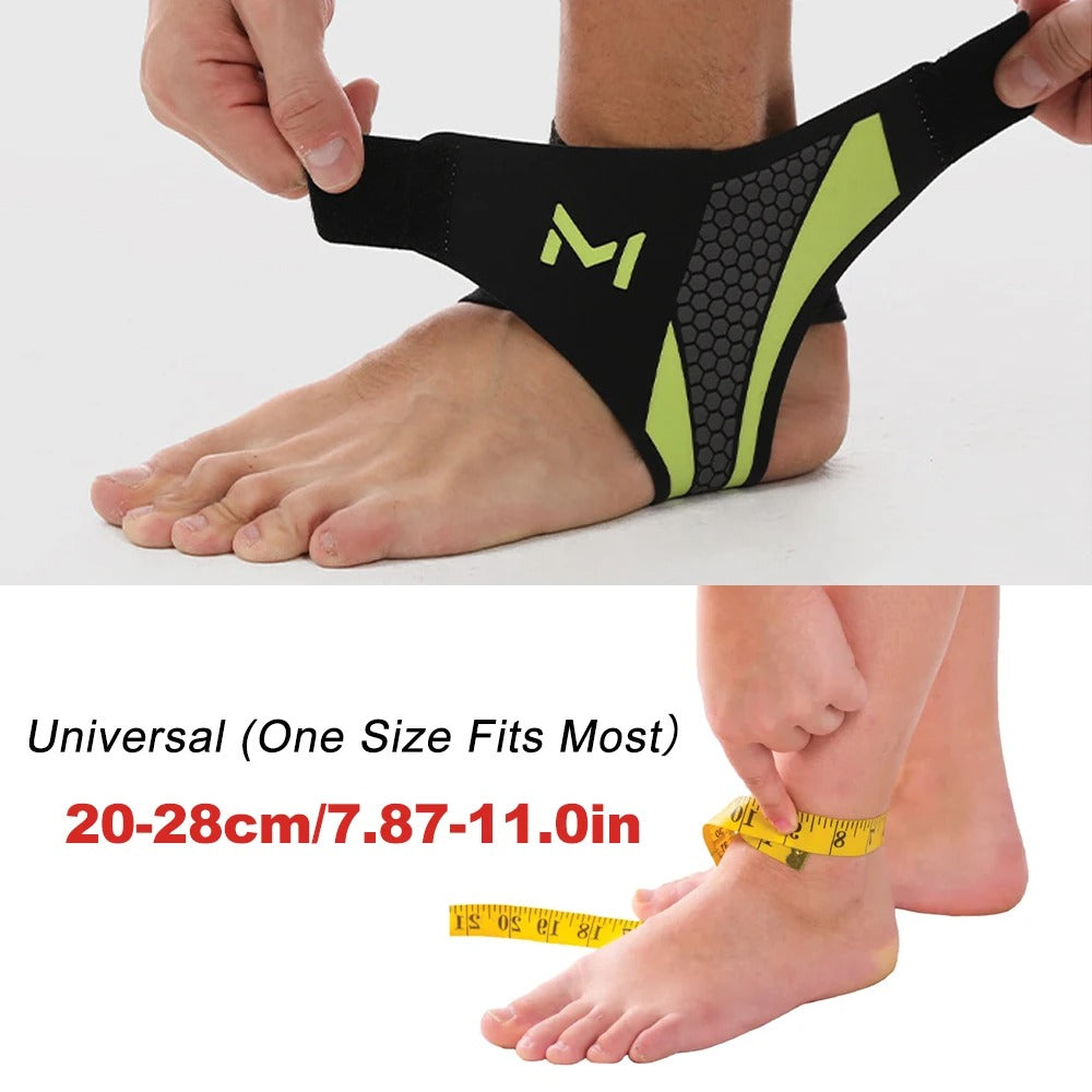 M Ankle Compression Sleeve & Elastic Support Brace