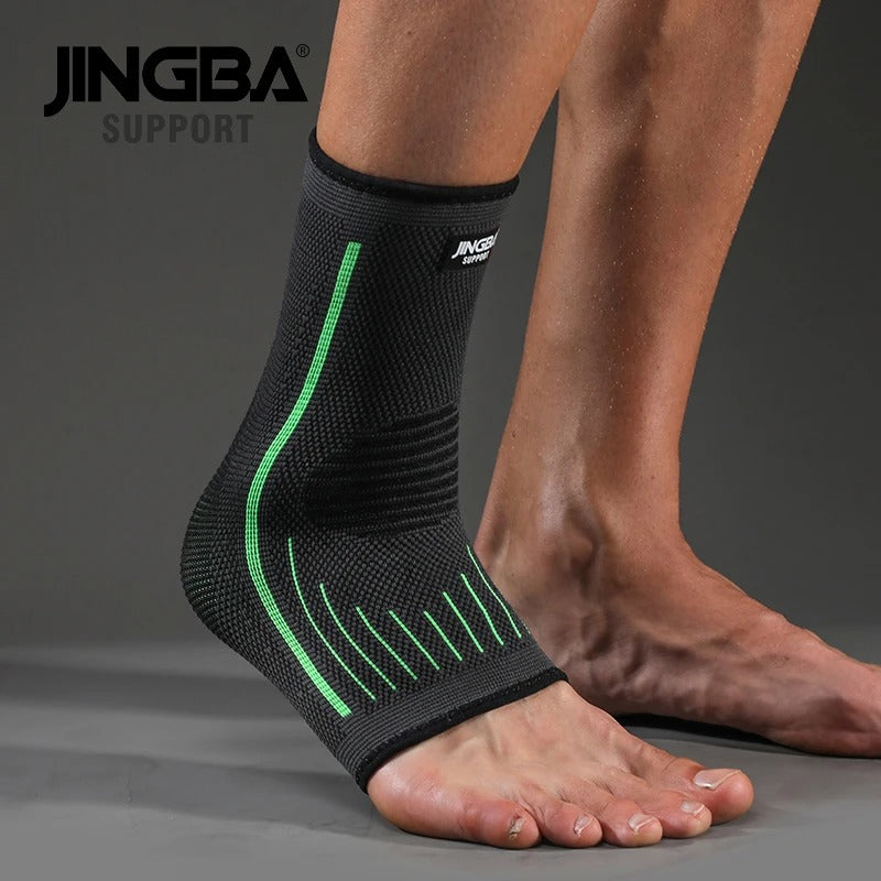 JINGBA SUPPORT 3D Compression Nylon Strap Belt Ankle Protector