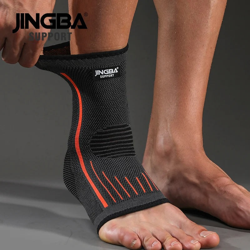 JINGBA SUPPORT 3D Compression Nylon Strap Belt Ankle Protector