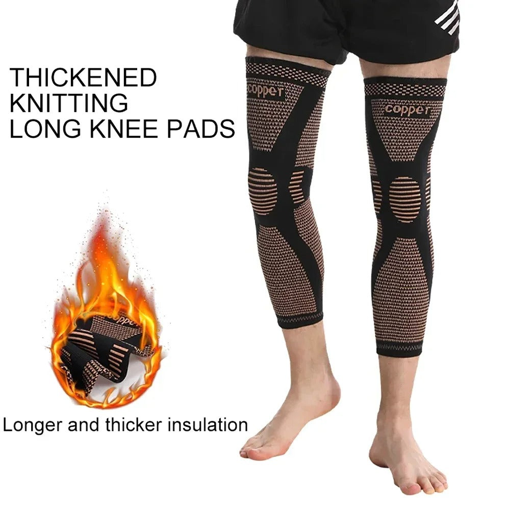 Copper Full Leg Compression Sleeve