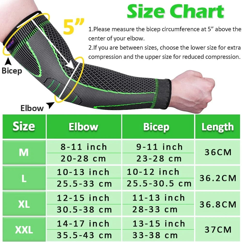 Elbow Brace Compression Sleeve Non-Slip