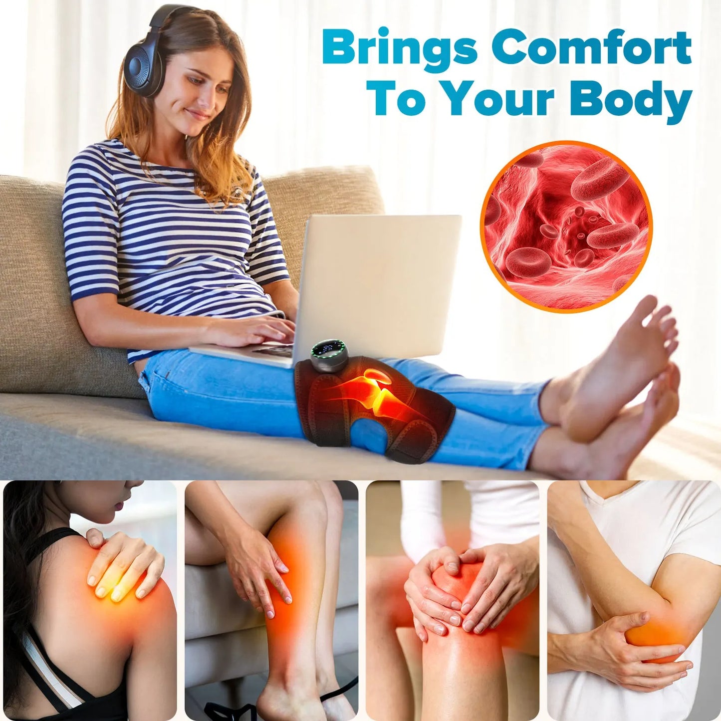 3 in 1 Heating Massage Pad