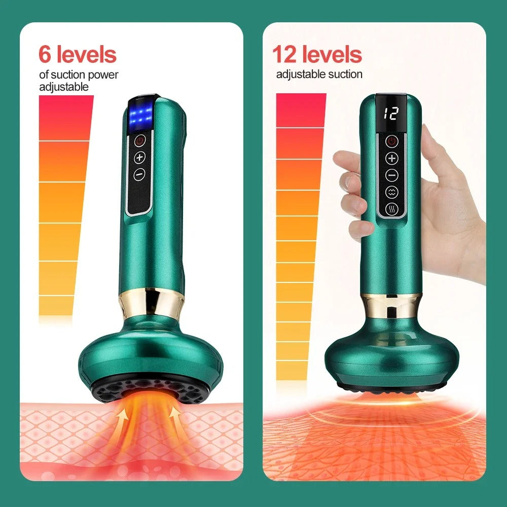 12 Level Vacuum Cupping Massager