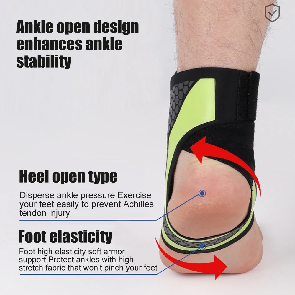 M Ankle Compression Sleeve & Elastic Support Brace