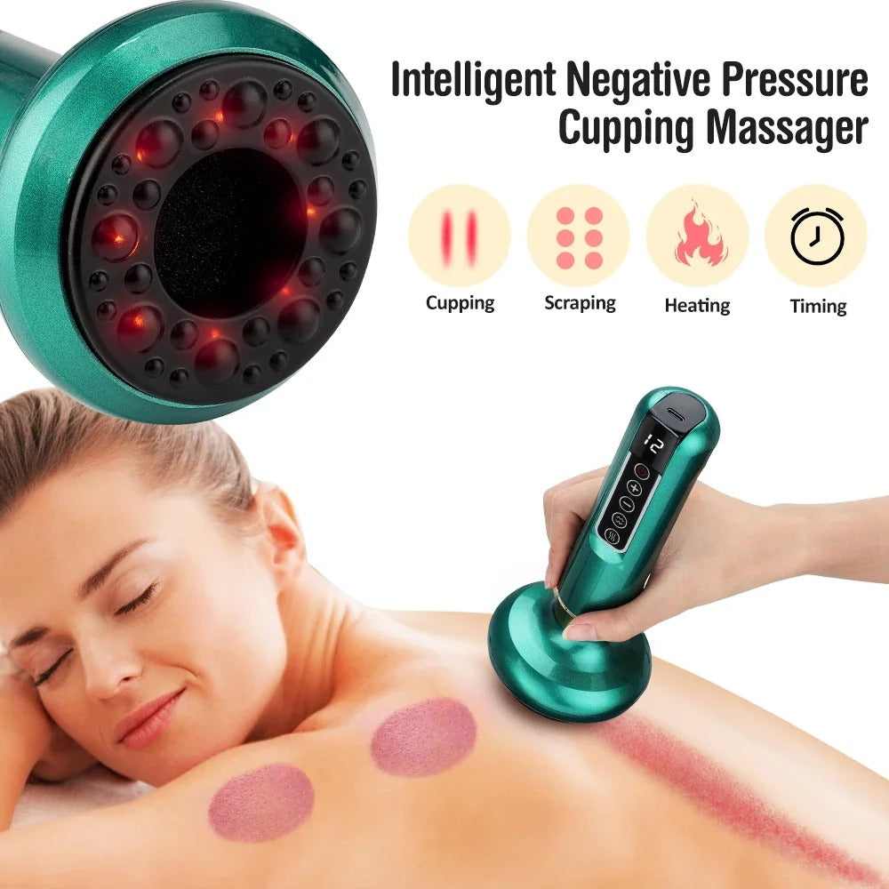 12 Level Vacuum Cupping Massager