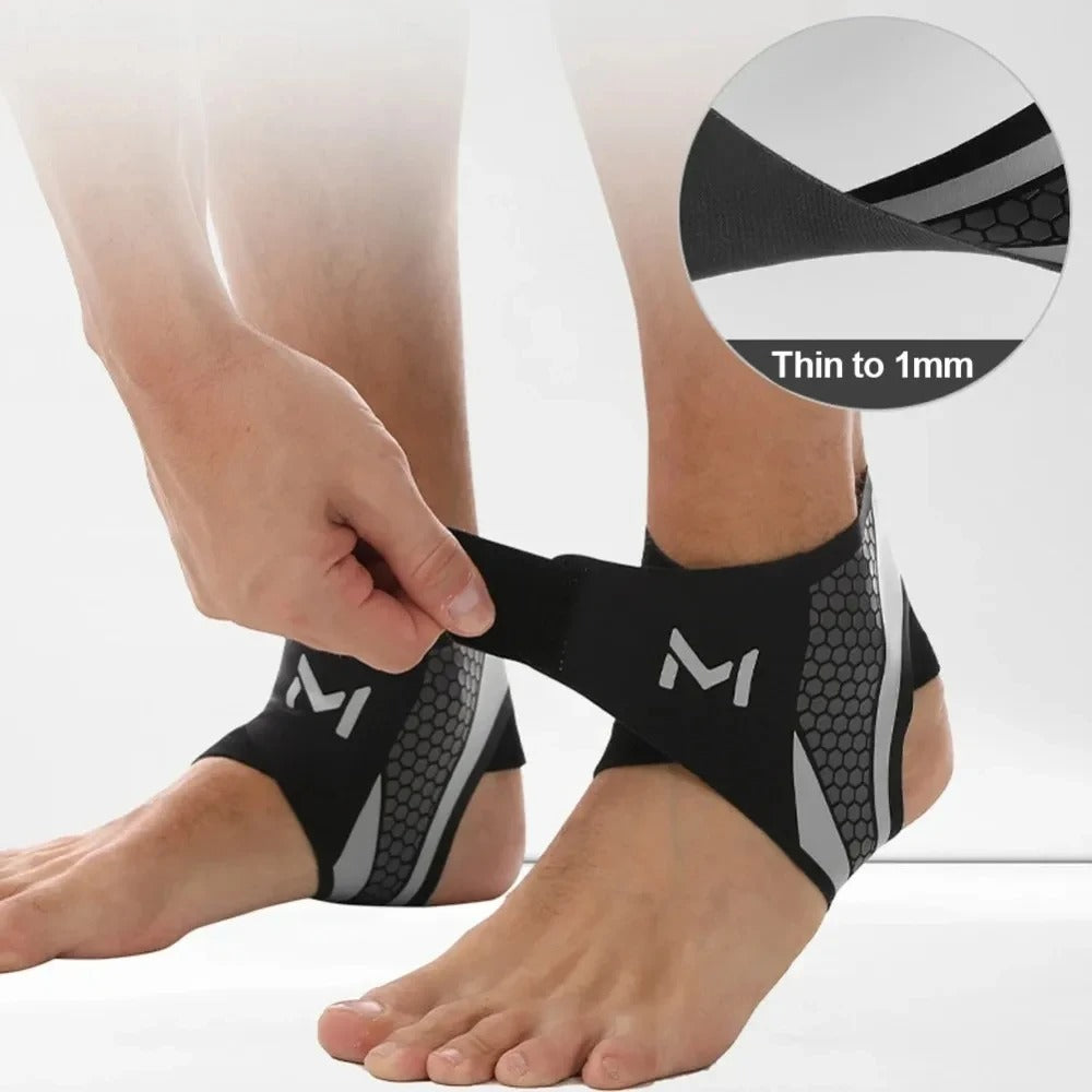M Ankle Compression Sleeve & Elastic Support Brace