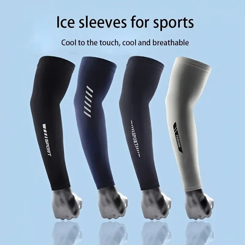Ice Silk Cooling Sports Sleeves
