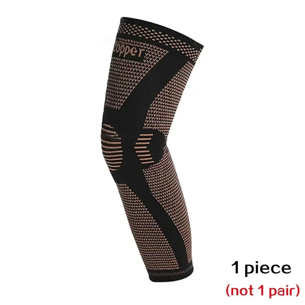 Copper Full Leg Compression Sleeve