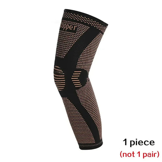 Copper Full Leg Compression Sleeve
