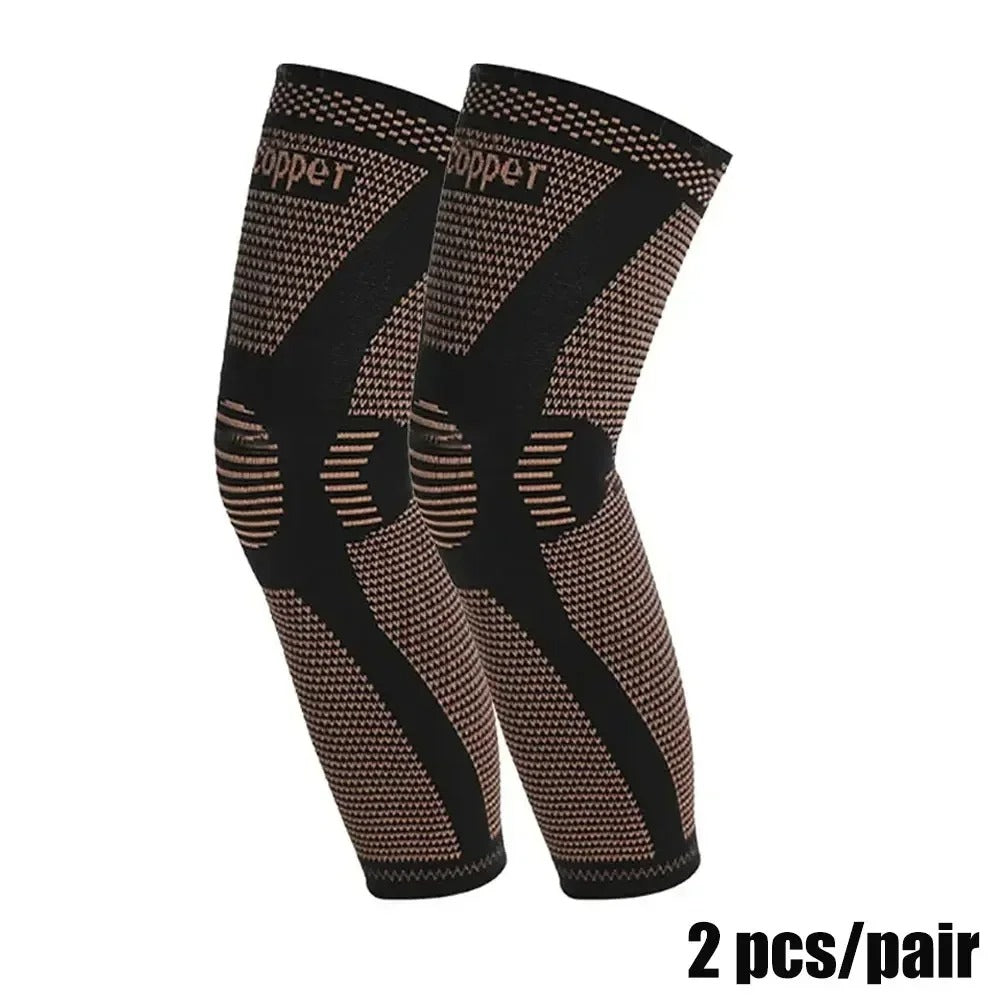 Copper Full Leg Compression Sleeve